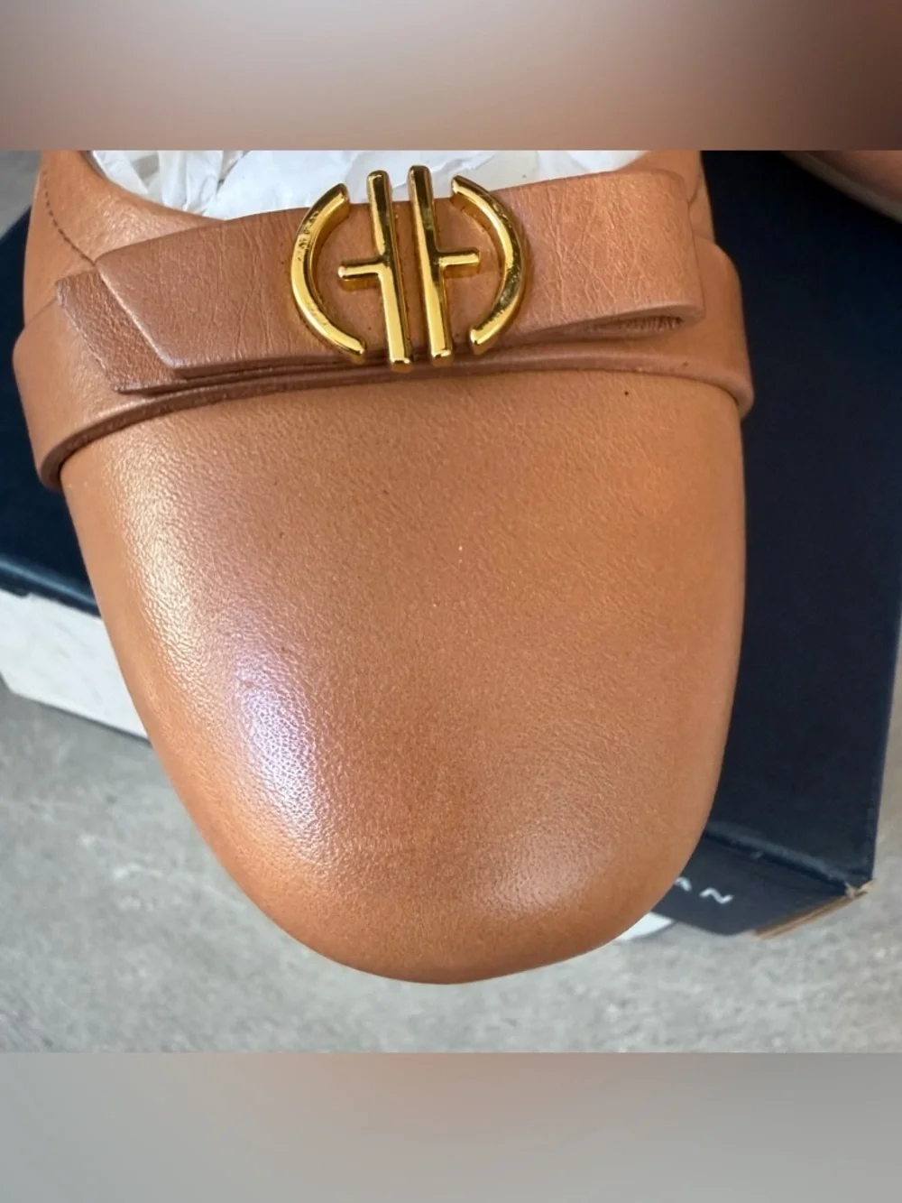 Cole Haan Pecan Leather Women's Malta Wedge Platform sise 6.5